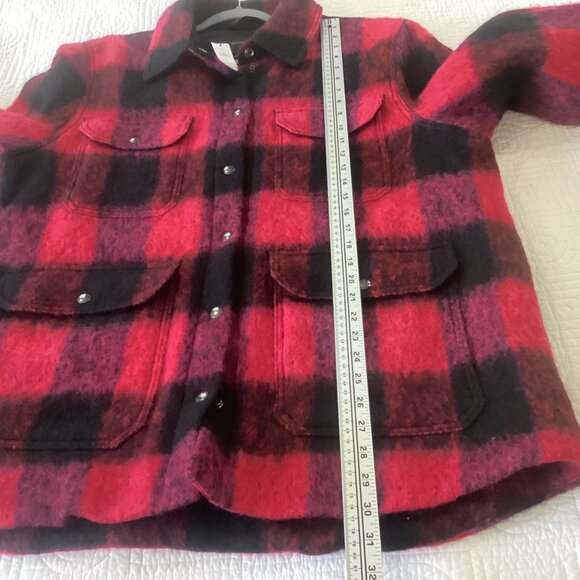 NWT Banana Republic Verbier Shirt Jacket Women's Size XL Buffalo Plaid $330  Ret - Picture 10 of 16